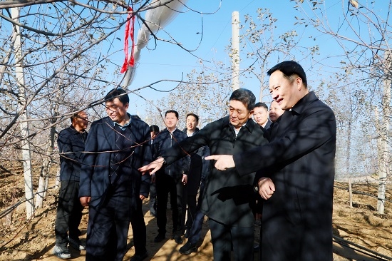 余紅輝到延安市安塞區(qū)考察林業(yè)產(chǎn)業(yè)提質(zhì)增效工作