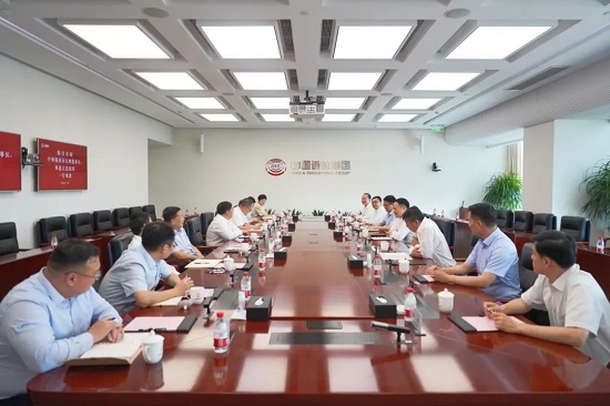 余紅輝拜訪中國(guó)誠(chéng)通集團(tuán)黨委書(shū)記、董事長(zhǎng)朱碧新