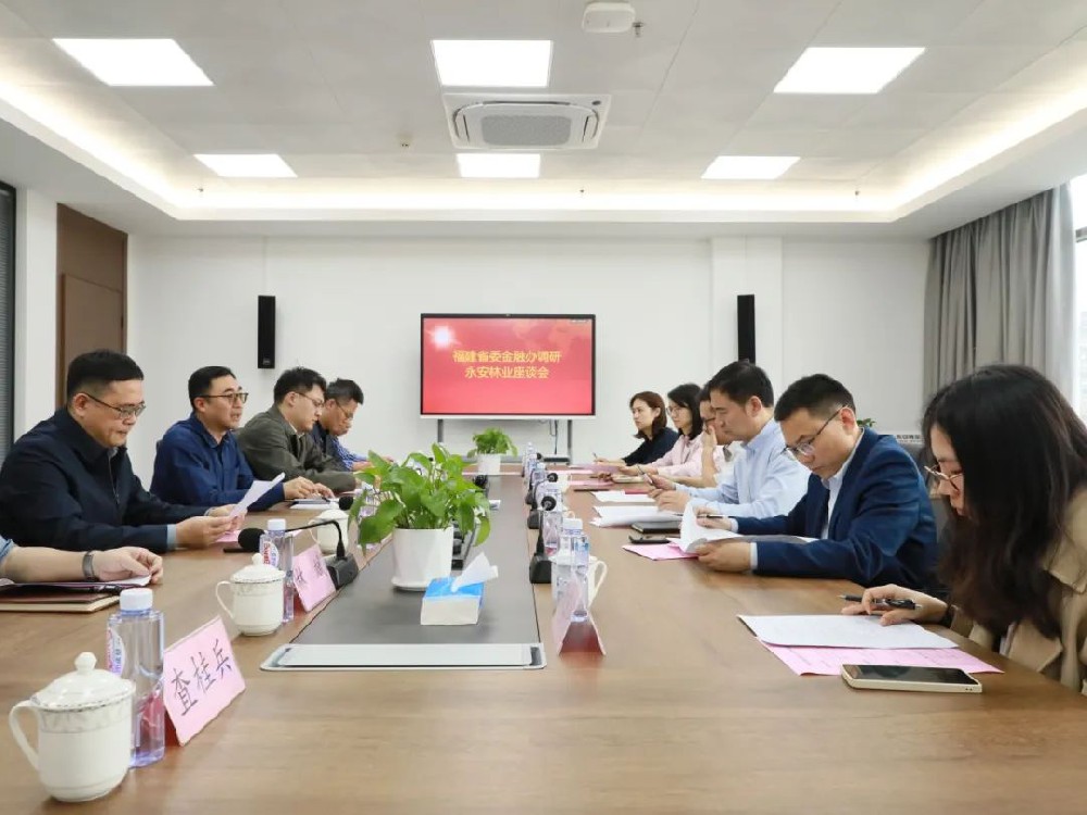 福建省委金融辦調(diào)研組到永安林業(yè)走訪調(diào)研